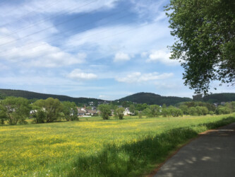 Weißbachtal - Blick auf Anzhausen und Haferhain