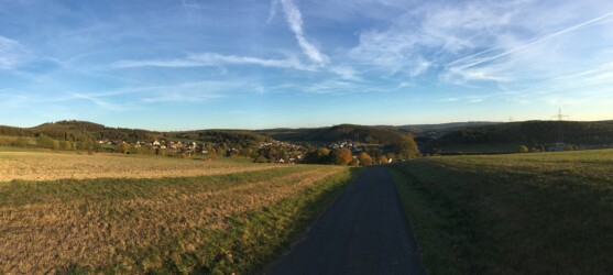 Panoramablick über Anzhausen