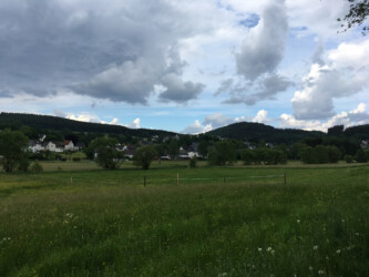 Weißbachtal - Blick auf Anzhausen und Haferhain