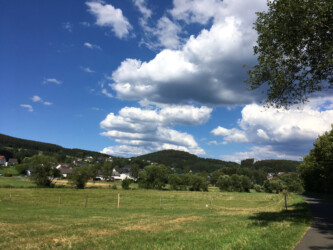 Weißbachtal - Blick auf Anzhausen und Haferhain